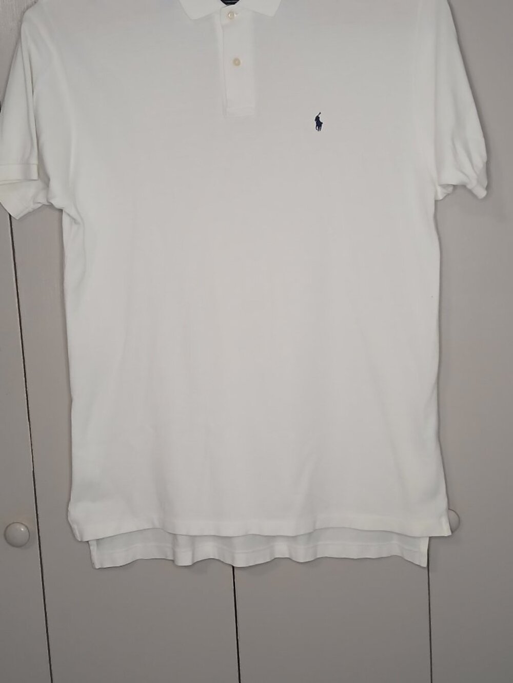 Vintage Polo Ralph Lauren XL Cream Purple Label Tag (0889A4)